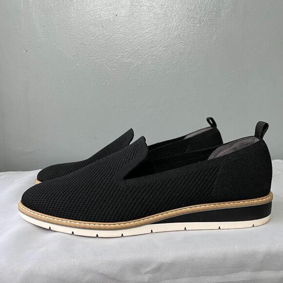 Kelly & Katie Womens Size 11 Dark Black Slip on Aerin Knit Loafers Shoes Comfort - Picture 3 of 11